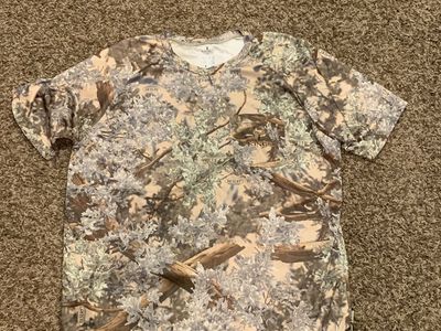 King's Camo Desert Shadow Pattern Short Sleeve Shirt XL
