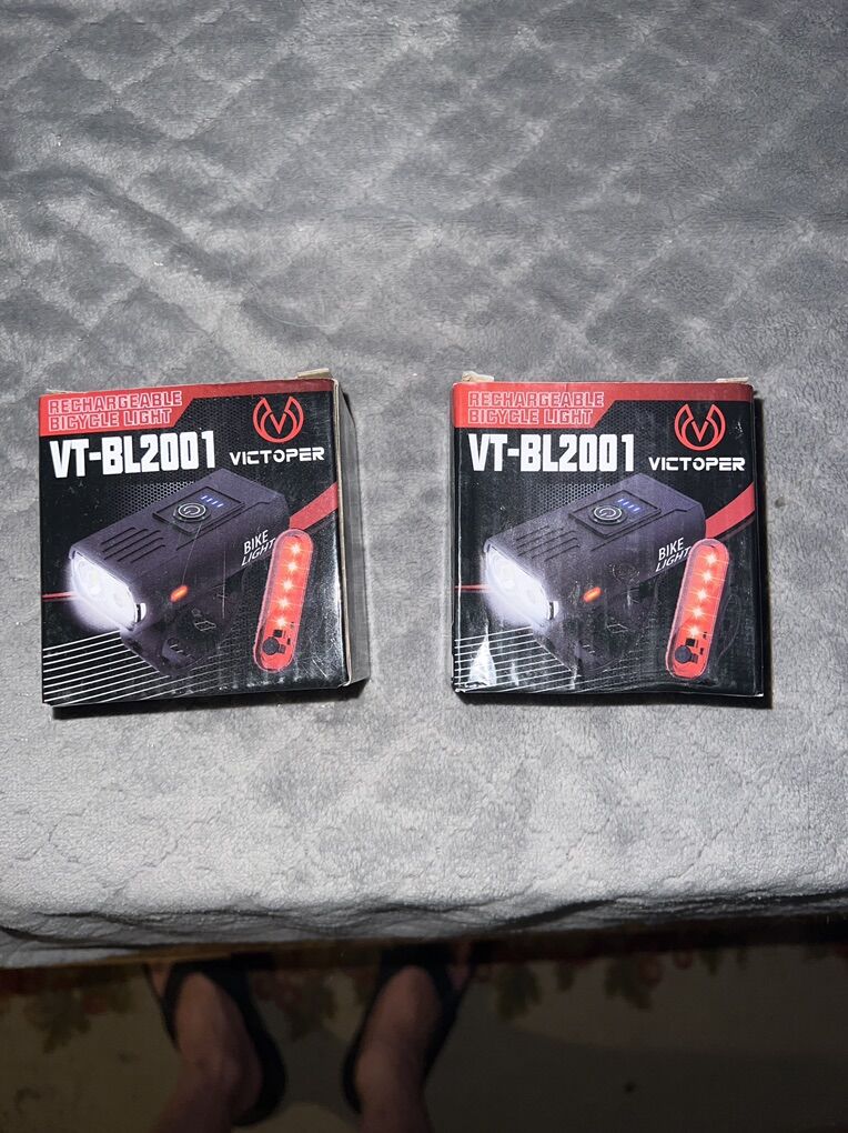 Bicycle Lights Front And Rear ,rechargable,LED,$30