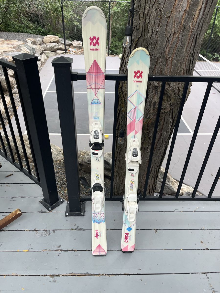 Volkl Chica Kids Skis with Marker Bindings - Pair of 110cm & 130cm