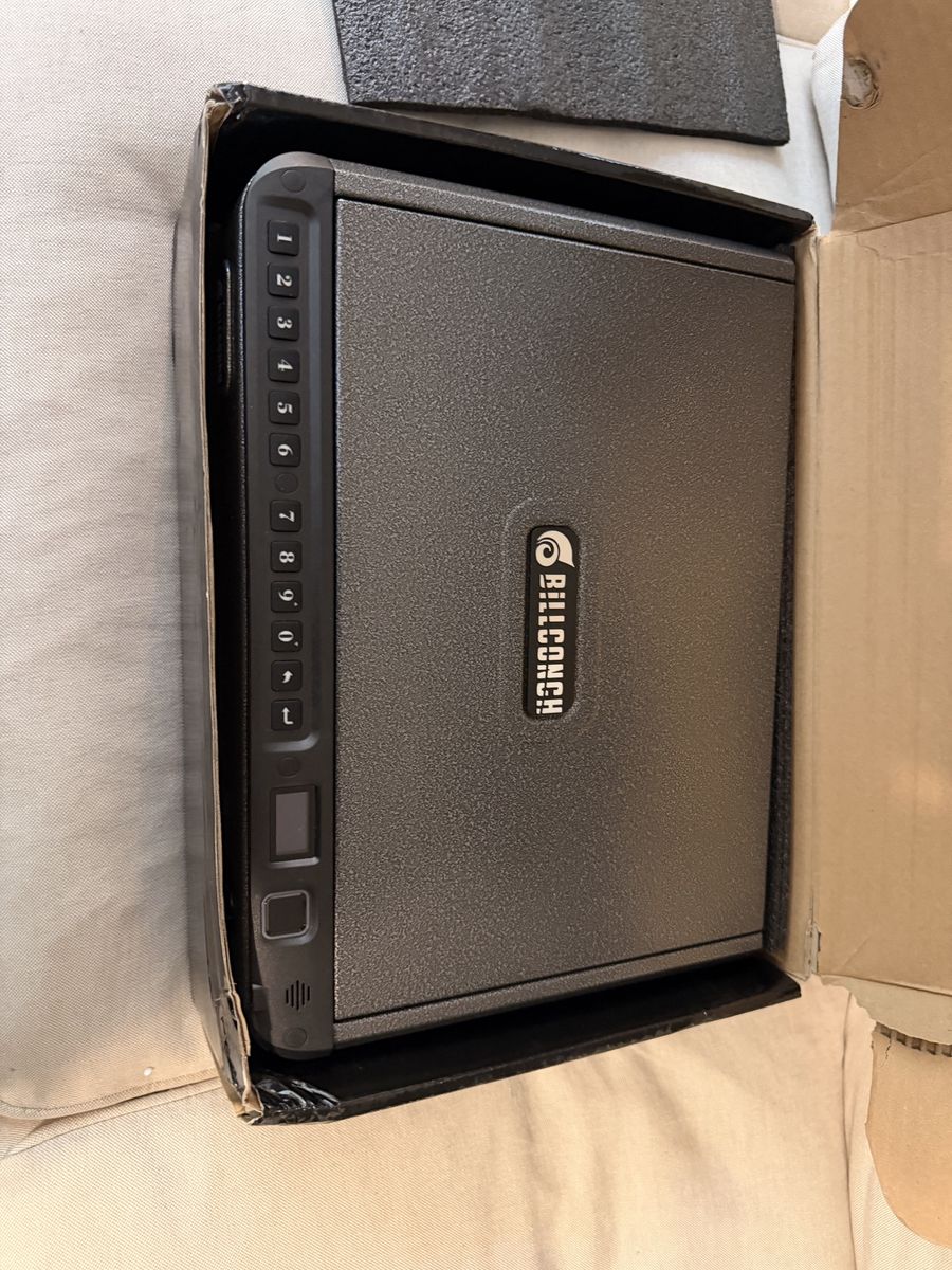 Billconch Biometric Handgun Safe with Quick Access Keypad and App gun safe box