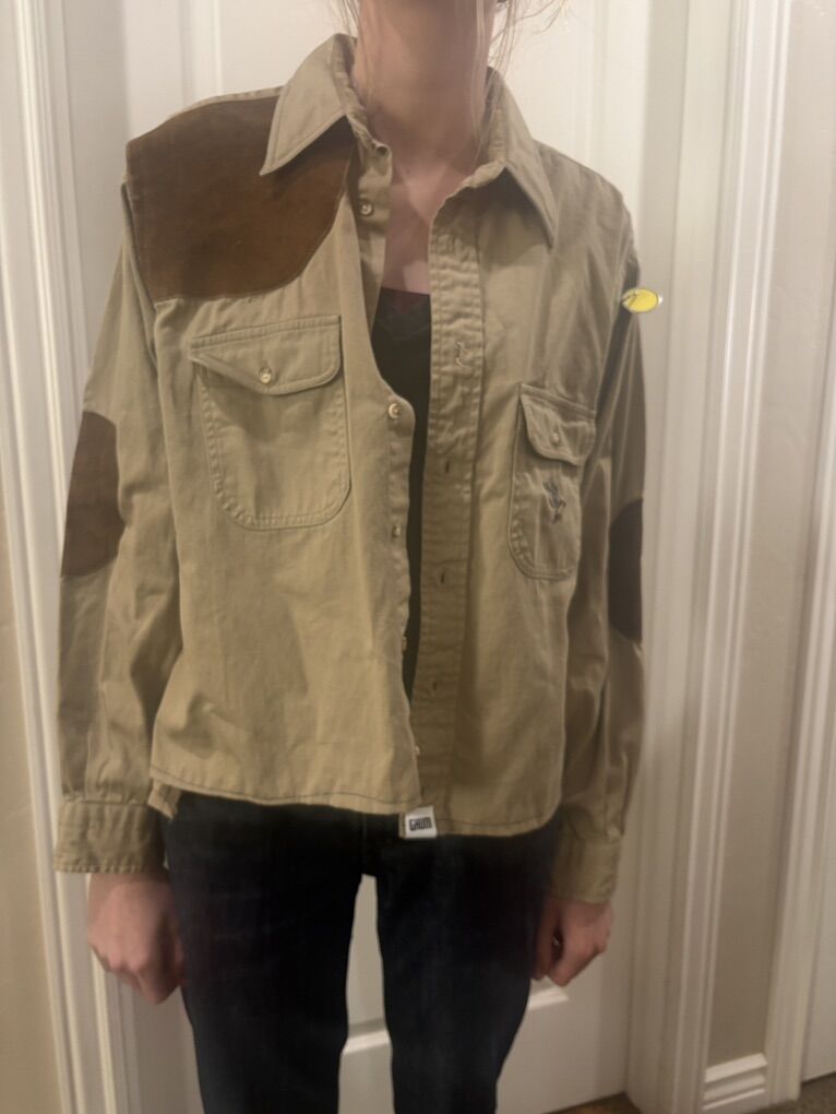 Cool Denim Western/hippie Shacket Woemms L