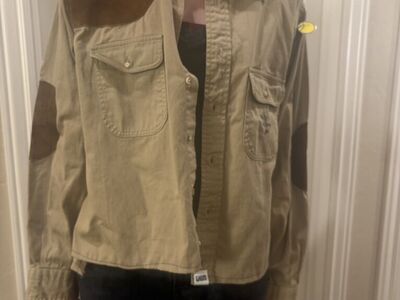 Cool Denim Western/hippie Shacket Woemms L