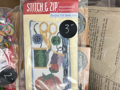 New cross stitching kits. $6 for both.