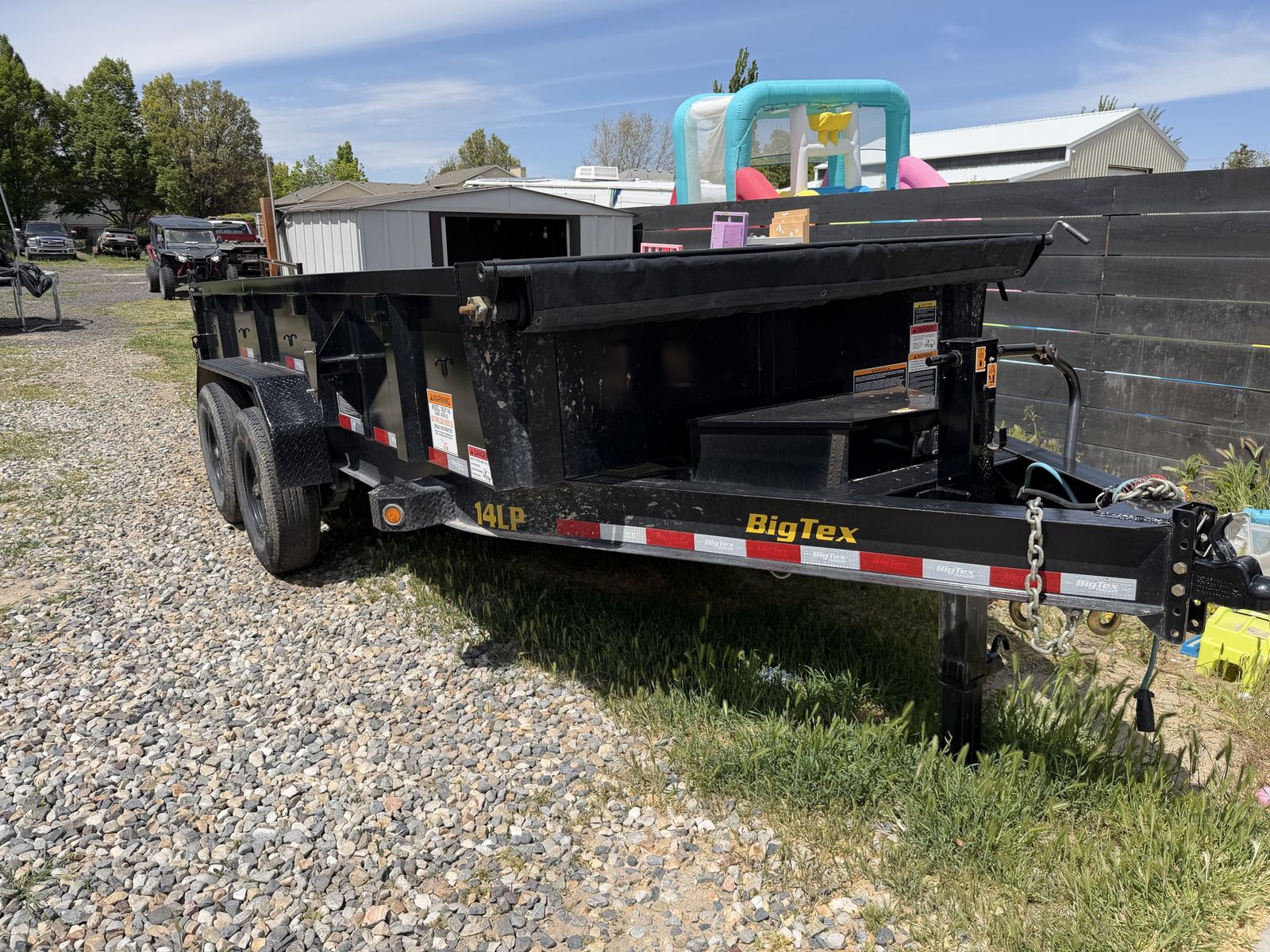 7x14 Big Tex Dump Trailer