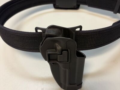Uncle Mikes Serpa CQC Law Enforcement Handgun Holster and Belt