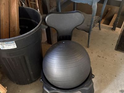 Stability ball desk chair