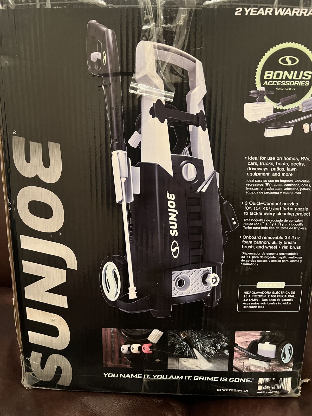 sunjoe pressure washer