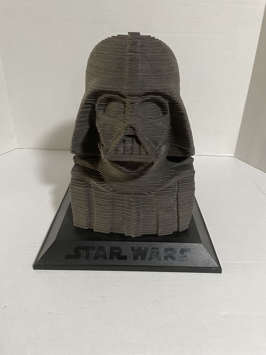 Star Wars Darth Vader 3D Layered Bust Figurine on Stand