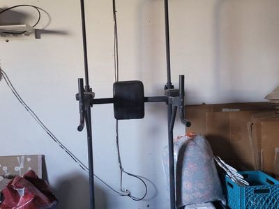 Multi-Function Power Tower Dip Station and Pull-Up Bar
