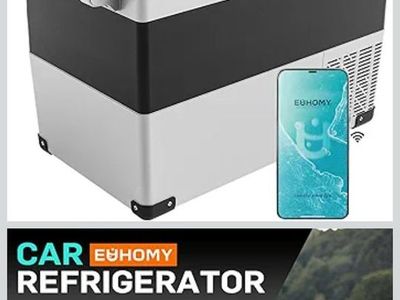 EUHOMY Portable Car Refrigerator 12V/110V Freezer Cooler 26 Quart/24L Dual Mode w/App Control