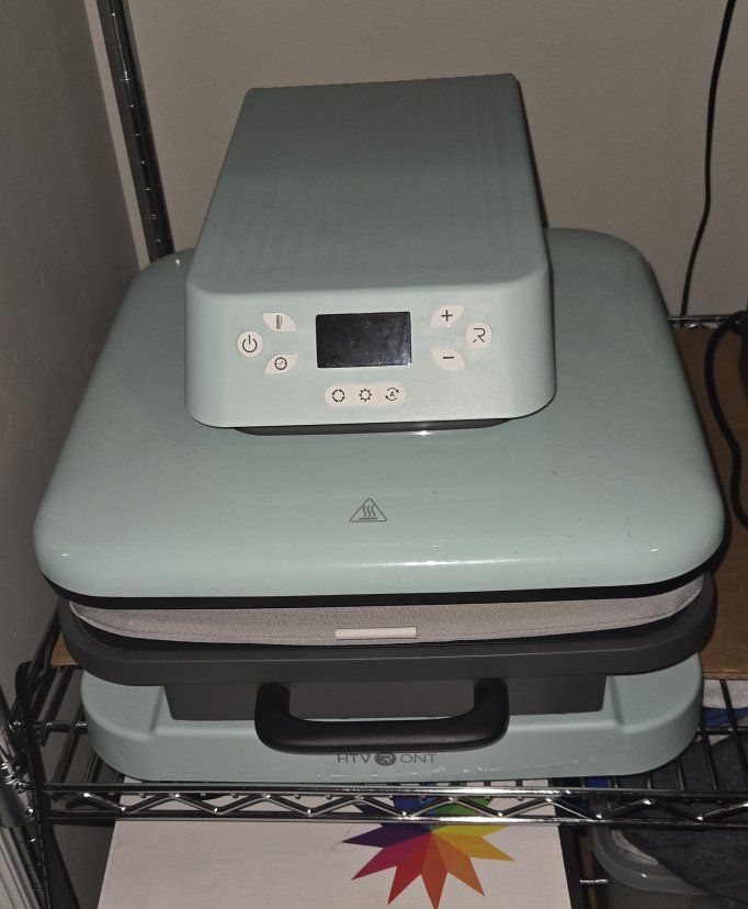 HTVRONT heat press.