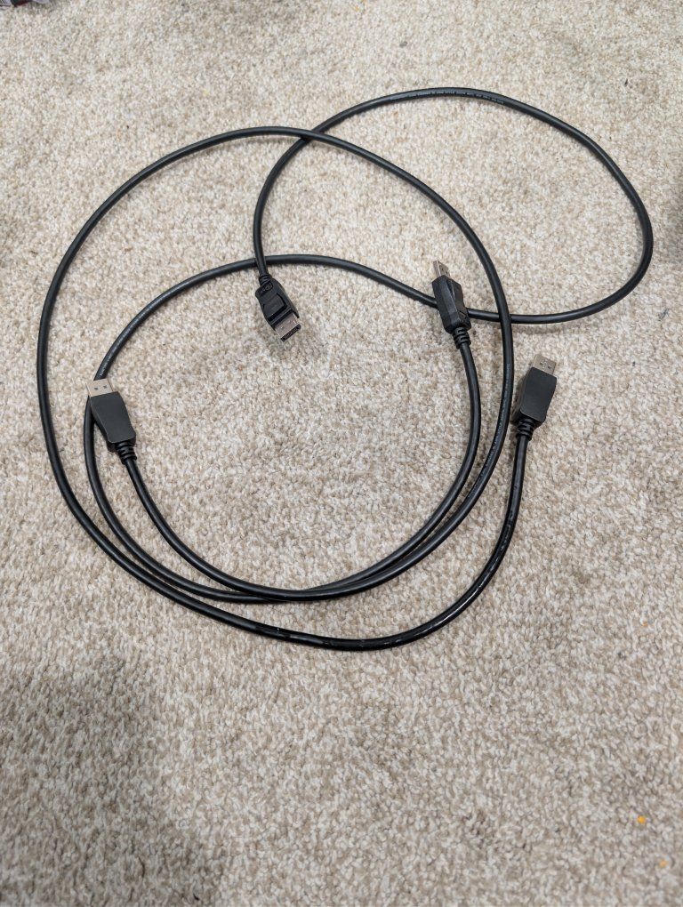 Two Display Cables