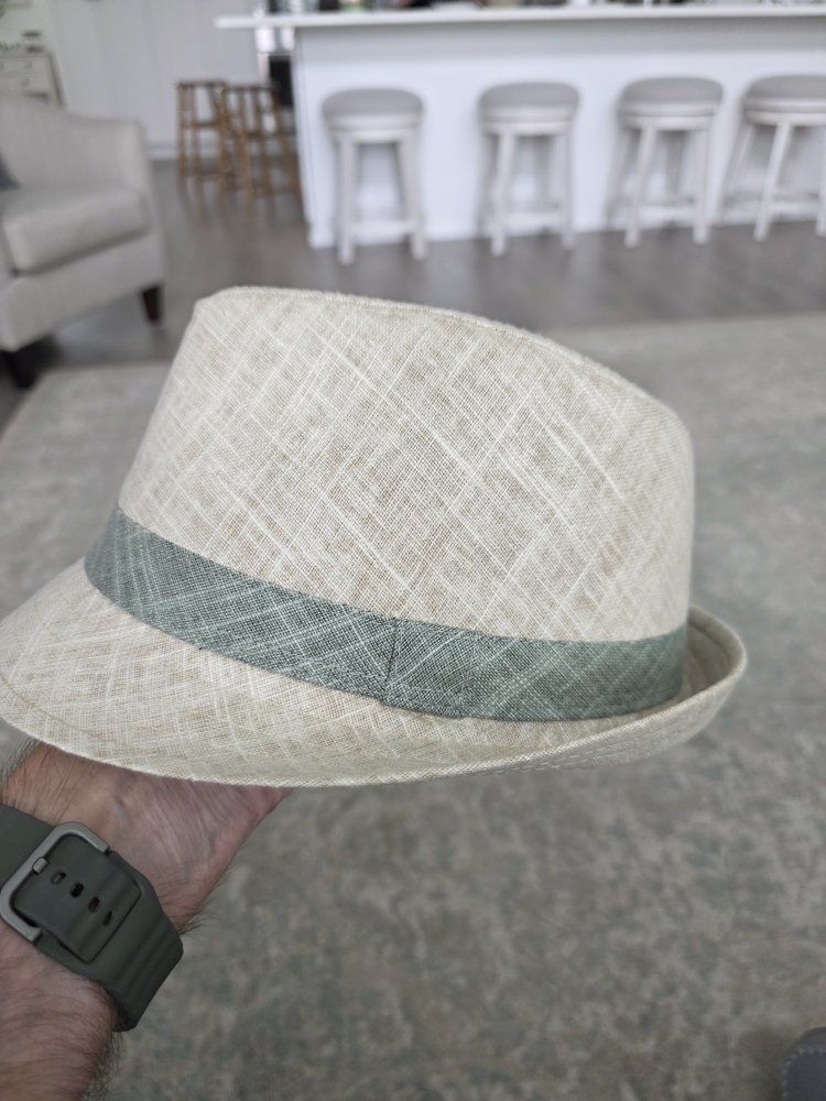 Impermeable by Weatherproof Linen Blend Fedora Hat Size L