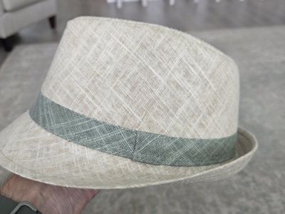 Impermeable by Weatherproof Linen Blend Fedora Hat Size L