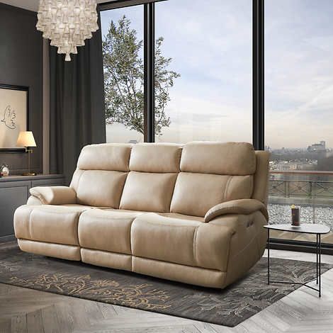 Corrales Leather Power Reclining Sofa with Power Headrests 1558188 #90113