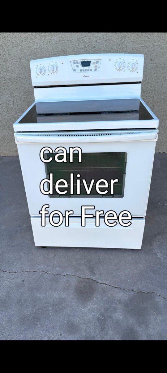 Amana White Electric Range with Smooth Top & Oven - Free Delivery!
