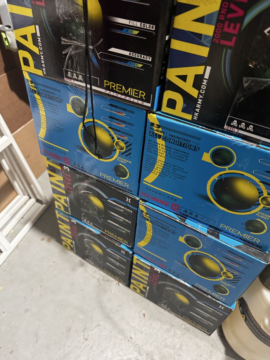 HK Army 3-Star / Premier Paintballs – Multiple Cases Available