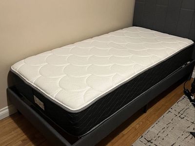 Twin XL Bed Frame and Mattress Set