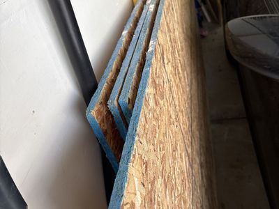 4 full sheets of 15/32 OSB sheathing