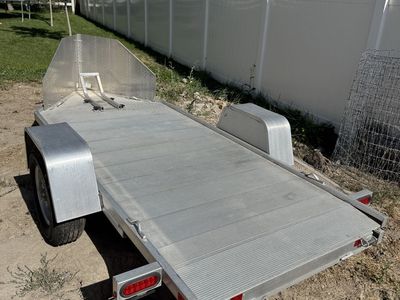 Aluma MC10 Aluminum Flatbed Motorcycle Trailer