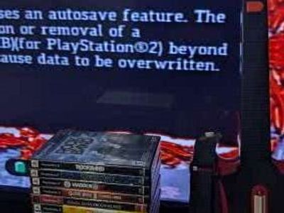 Complete PS2 with Guitar hero controller