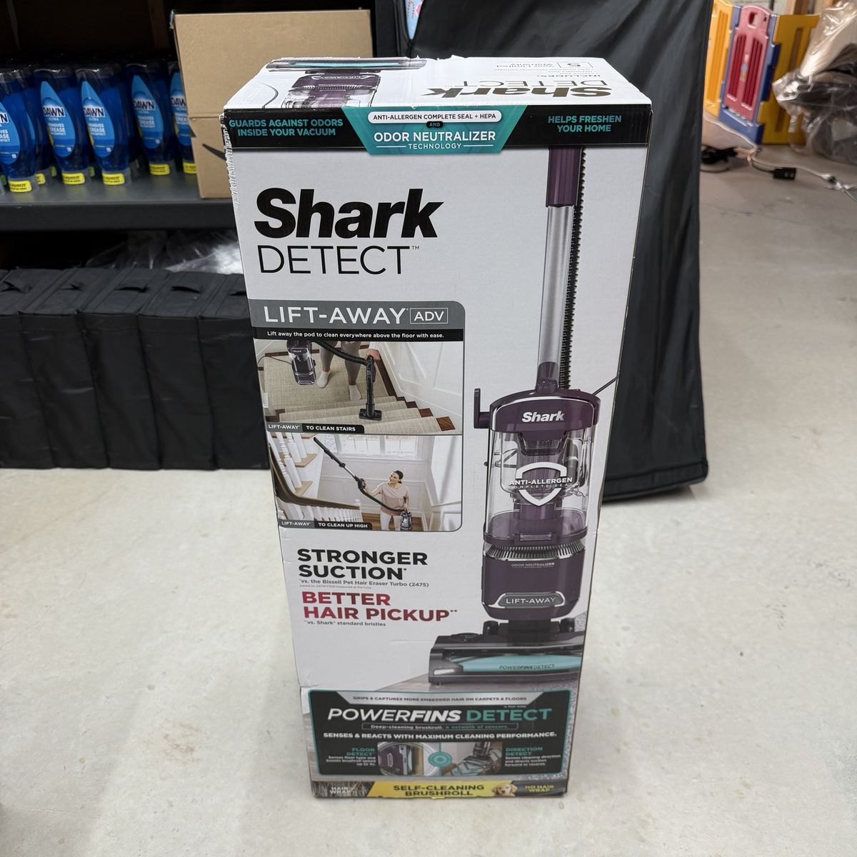 Brand New Shark Detect Lift-Away Upright Vacuum, Pet Friendly LA490 Mauve