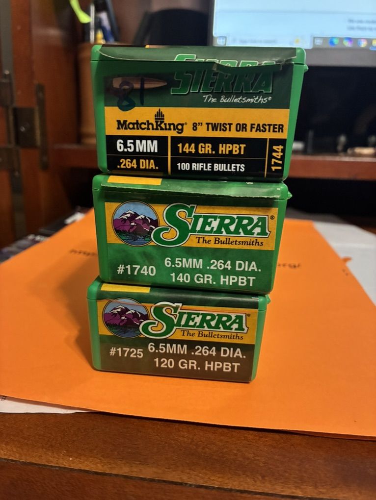 Sierra Match King 6.5 Bullets