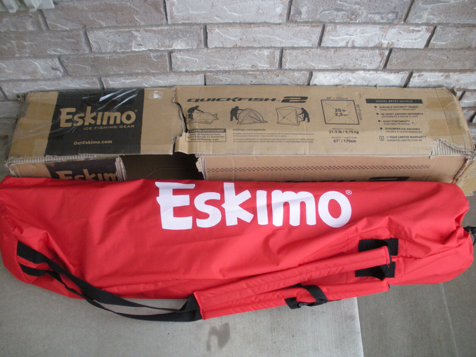 ESKIMO QUICKFISH 2 ICE FISHING SHELTER