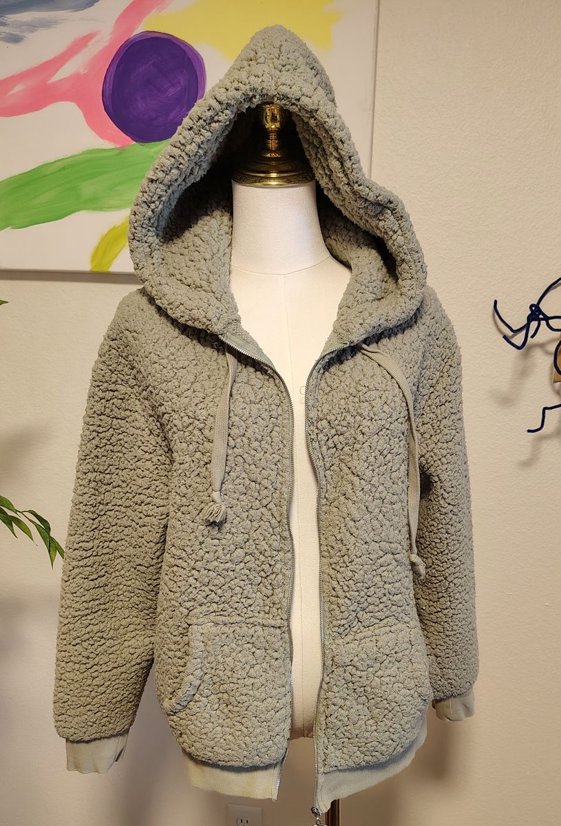 Cozy Stitch and Pine zip up hoodie jacket from
