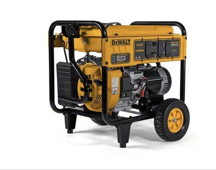 DEWALT 8000W Gas-Powered Portable Generator - 10000W Starting, 11-Hr Runtime, CO Protect