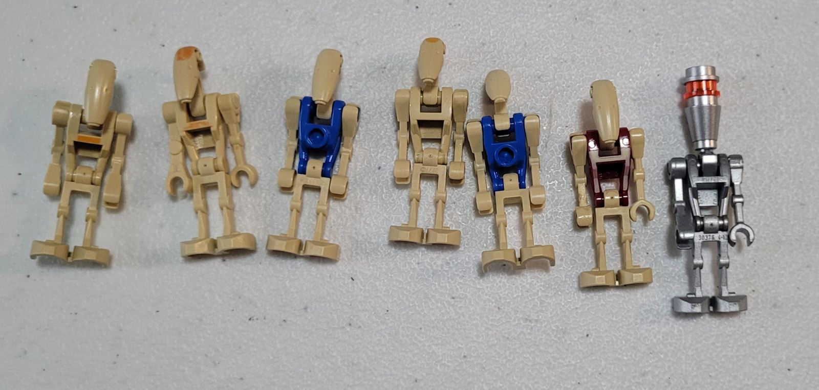 7 lego star wars droids all for $50