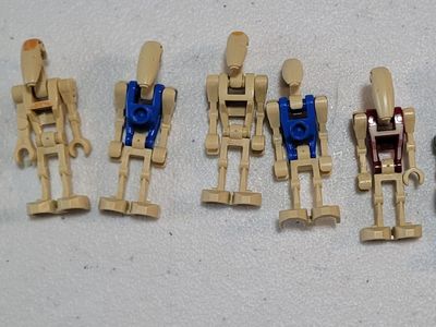 7 lego star wars droids all for $50