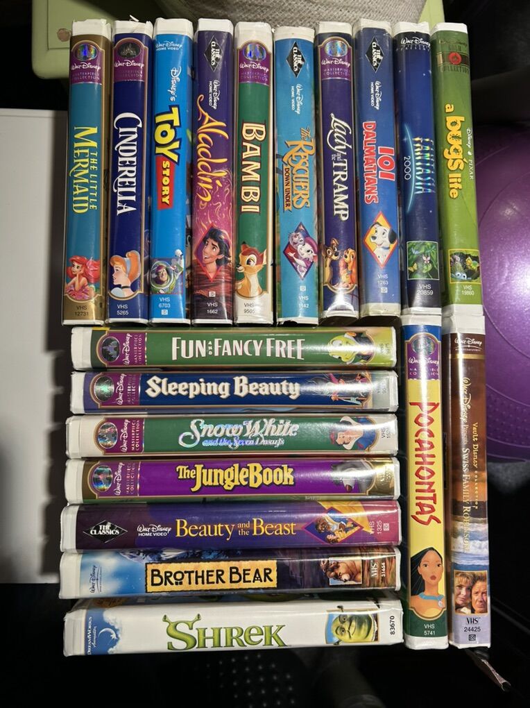 Vintage Disney VHS Movies