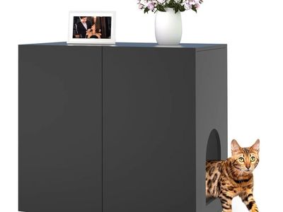 New Assembled Amunrbrek Large/Tall Litter Box Enclosure