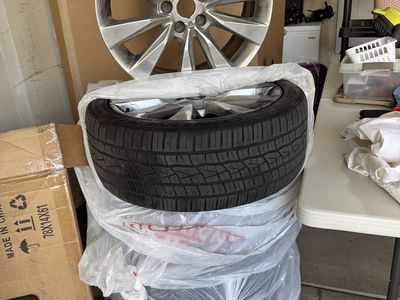 Used 19”x8” Wheels and Continental Tires - Set of 4 plus extra new rim!