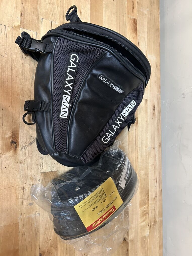 New Motorcyle Tube and Gear Bag