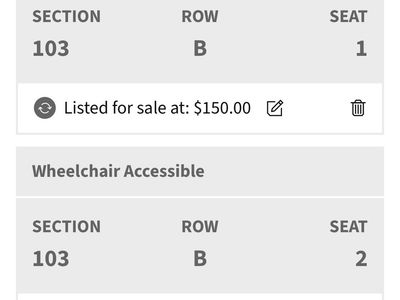 2 Sarah McLachlan Concert Tickets - Utah First Credit Union Amphitheatre - Section 103, Row B