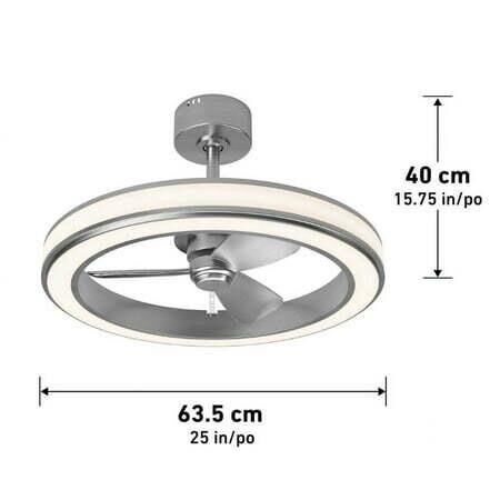 Artika Edwin 25 LED Chandelier Ceiling Fan