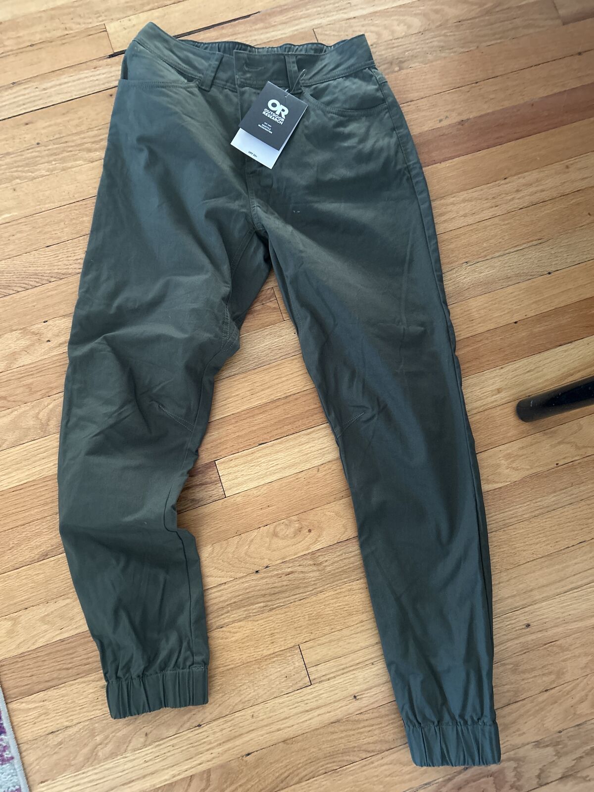 Green outdoor research women pants, size S