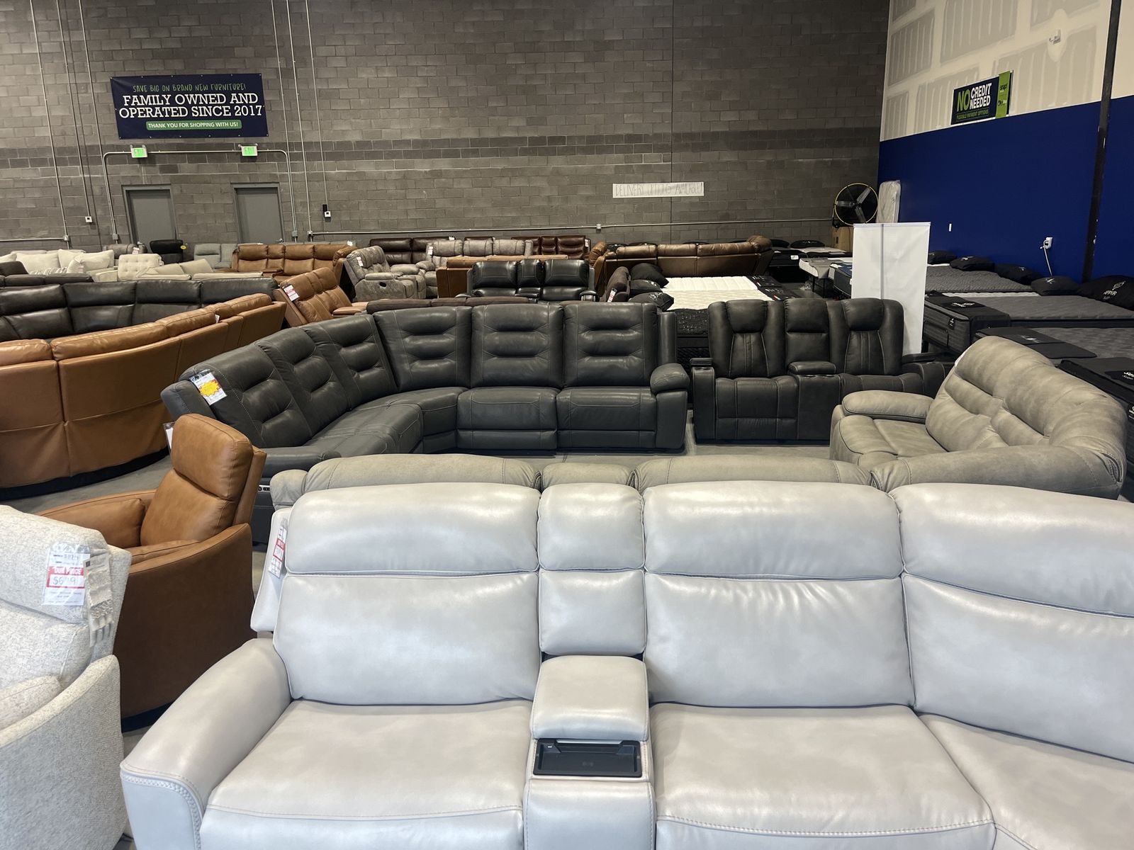 BRAND NEW RECLINING SECTIONALS