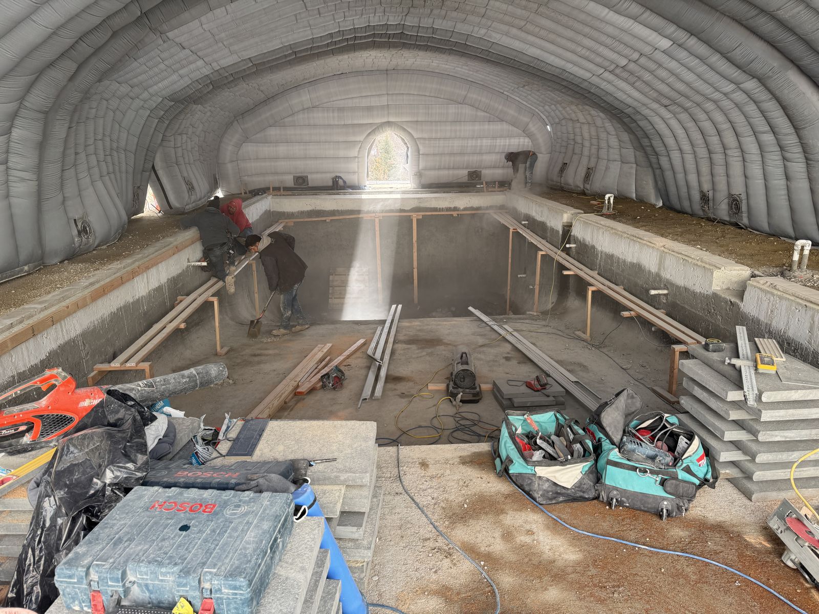Inflatable Construction Structure - 30'x51' - TWO REMAINING