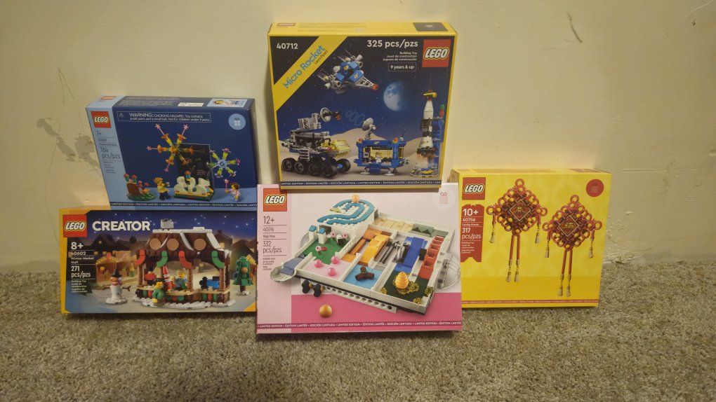 GWP Lego sets NEW