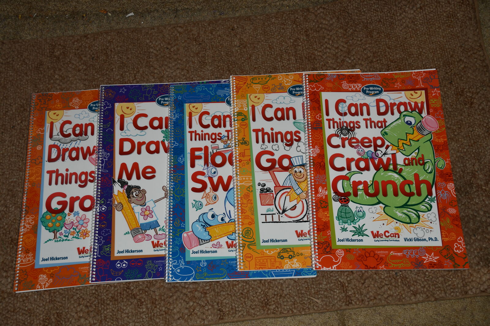 5 CLASSROOM DRAWING BOOKS ~ 11" x 17" ~ ENGLISH & SPANISH ~ PRE WRITING PROGRAM ~ SUCCESS FOR EVERY CHILD ~ TEACHERS