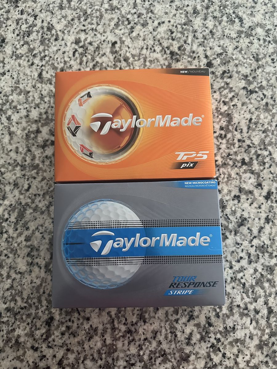 TaylorMade TP5 Pix & Tour Response Stripe Golf Balls - brand New