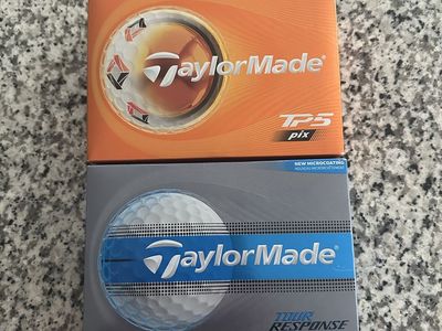 TaylorMade TP5 Pix & Tour Response Stripe Golf Balls - brand New