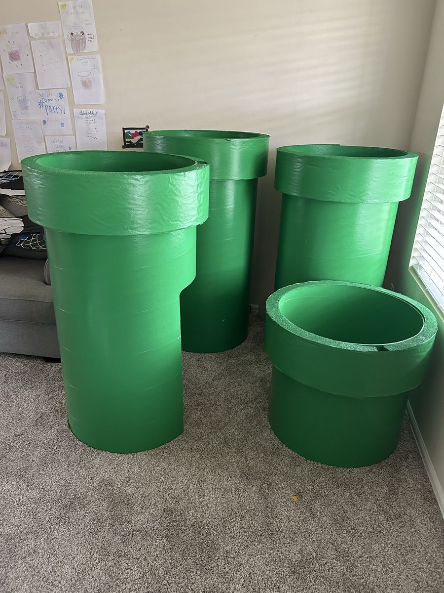 Free Mario warp tubes