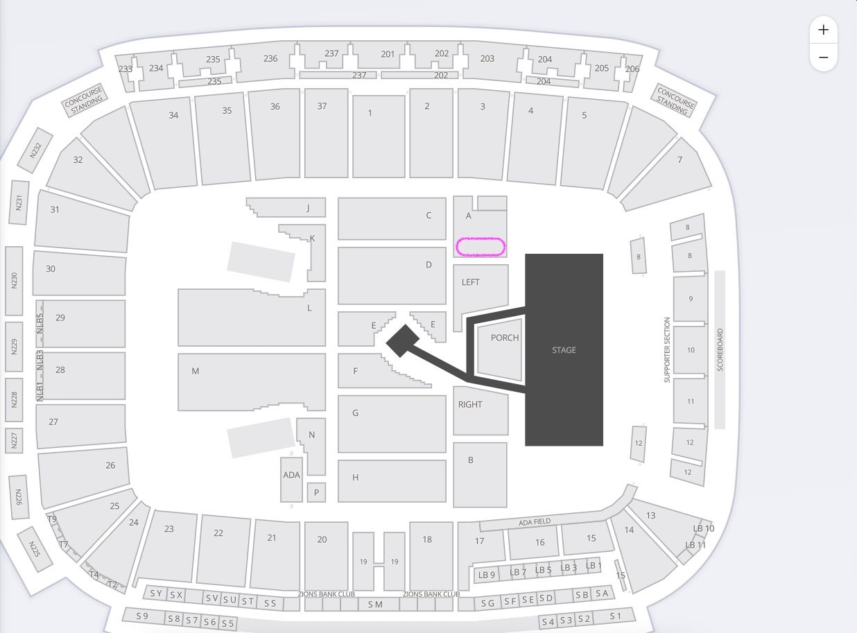 Noah Kahan SLC August 25th Concert 2 Tickets - Floor Section A