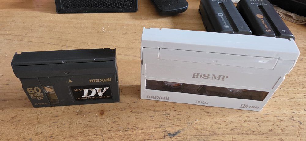 handycam tapes