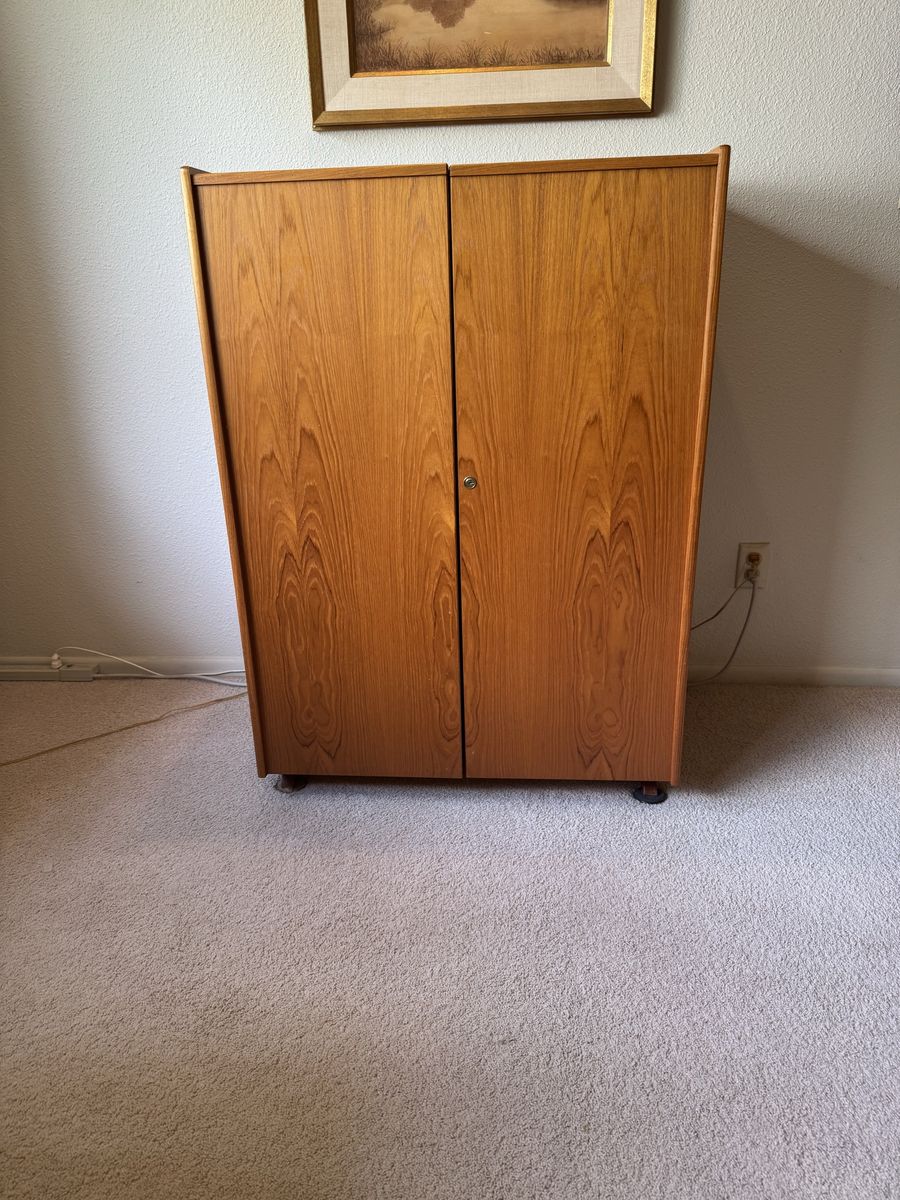 Danish Teak "Magic box" Cabinet Desk