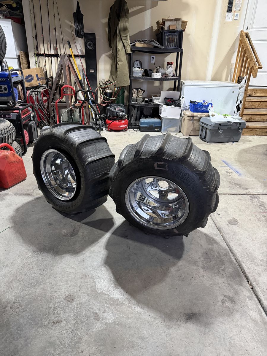 15x15 5x4.5 Weld Star Drag Wheels